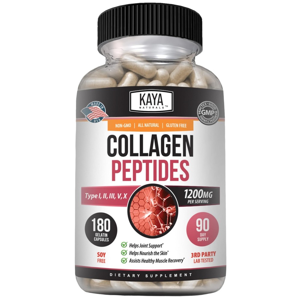 Multi Collagen Peptides Powder for Women & Men with Types I II III V X