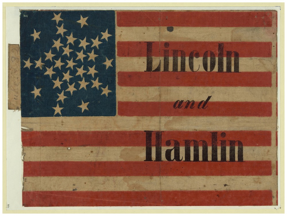 Decor Lincoln & Hamlin Political Poster. Fine Graphic Art. Home Wall Design 1309