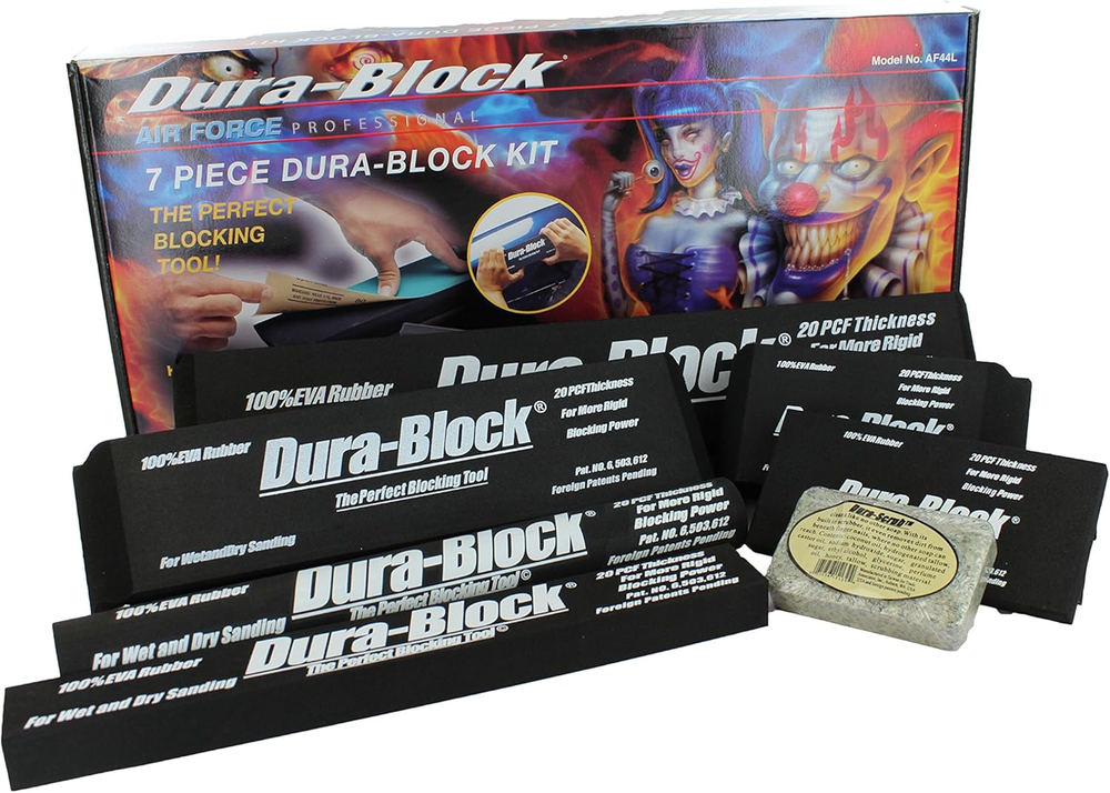 Trade Associates AF44L 7 Piece Dura Block Sanding Kit