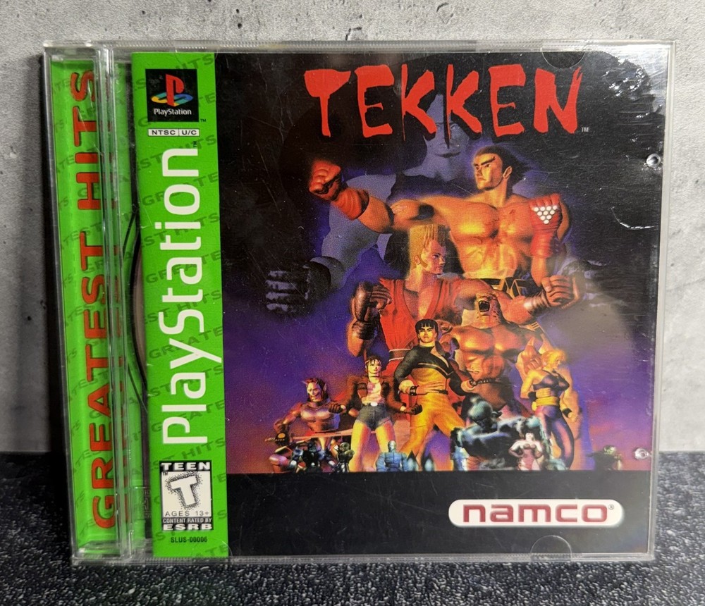 Tekken (Sony PlayStation 1, 1995) Complete in Box