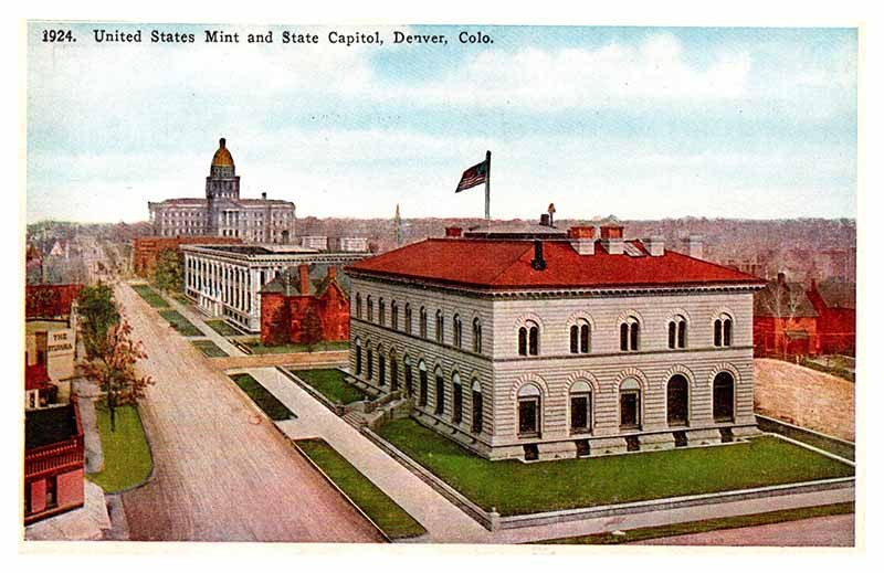 Postcard BUILDING SCENE Denver Colorado CO m/09 AR7290