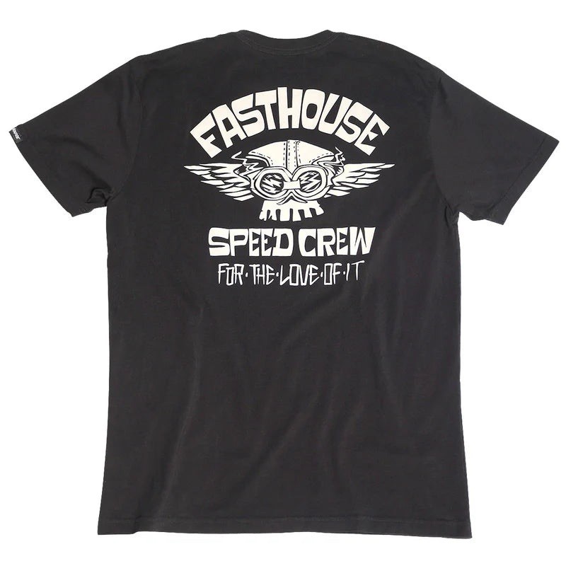 Fasthouse Love of It Tee Black Speed Crew Mens Graphic T-Shirt - Large