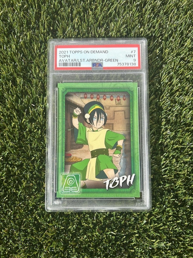 PSA 9 Topps On Demand Toph /50 Green Avatar The Last Airbender