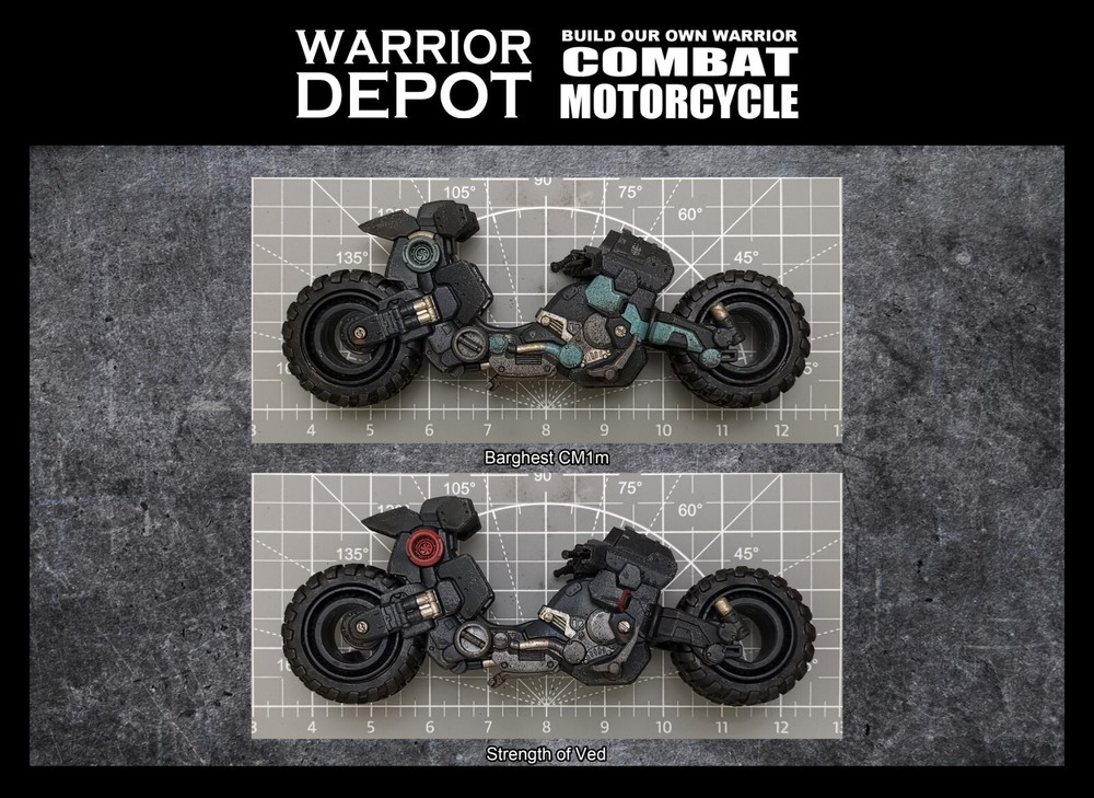 Acid Rain World Combat Motorcycle Omanga 1/18 3.75