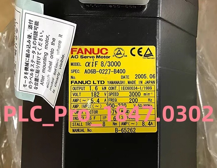 A06B0227B400 1PCS Brand New FANUC A06B-0227-B400 Servo Motor Warranty 12 months
