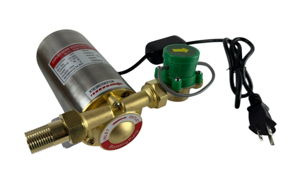 Miniature 90W Self Priming Domestic Shower Pressure Water Booster Stainless Pump