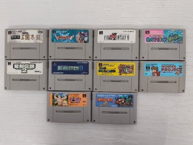 Nintendo SuperFamicom/SNES Game Lot Super Famicom/SNES JP GAME. 9000025558907