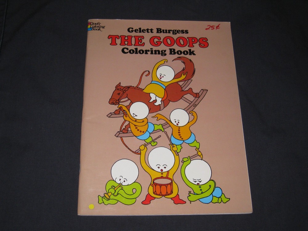 The Goops Coloring Book  Gelett Burgess  1984  PB