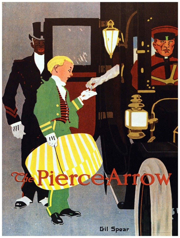 Decor Poster. Fine Graphic Art. The Pierce - Arrow Automobile. Wall Design 1406