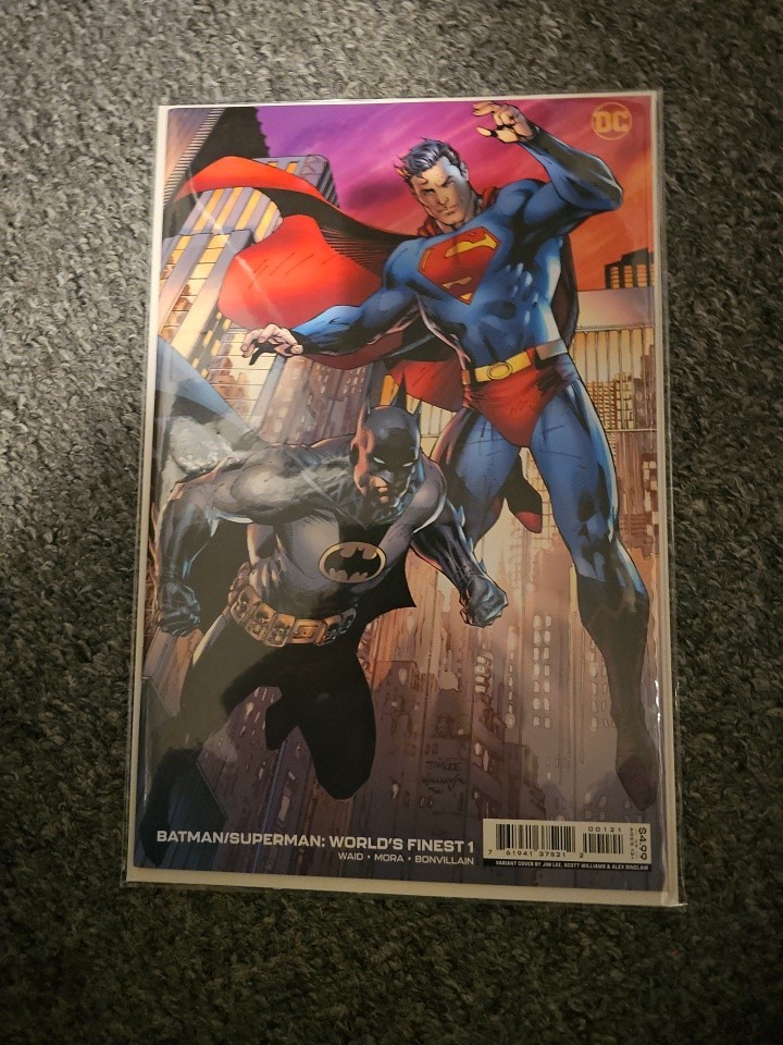 Batman Superman Worlds Finest #1 Jim Lee Variant First Print Dc Comics (2022) Nm