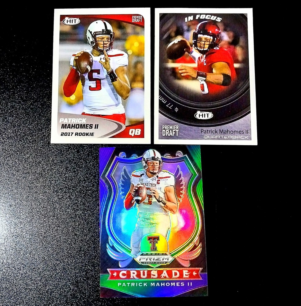 ✝️Patrick Mahomes II Rookie Lot✝️SAGE✝️IN FOCUS✝️PURPLE & GREEN PRIZM SSP/199✝️