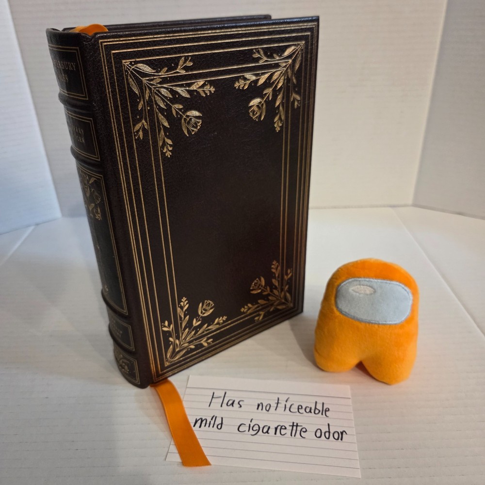Franklin Library Canterbury Tales Geoffrey Chaucer Limited Edition 1974 Leather