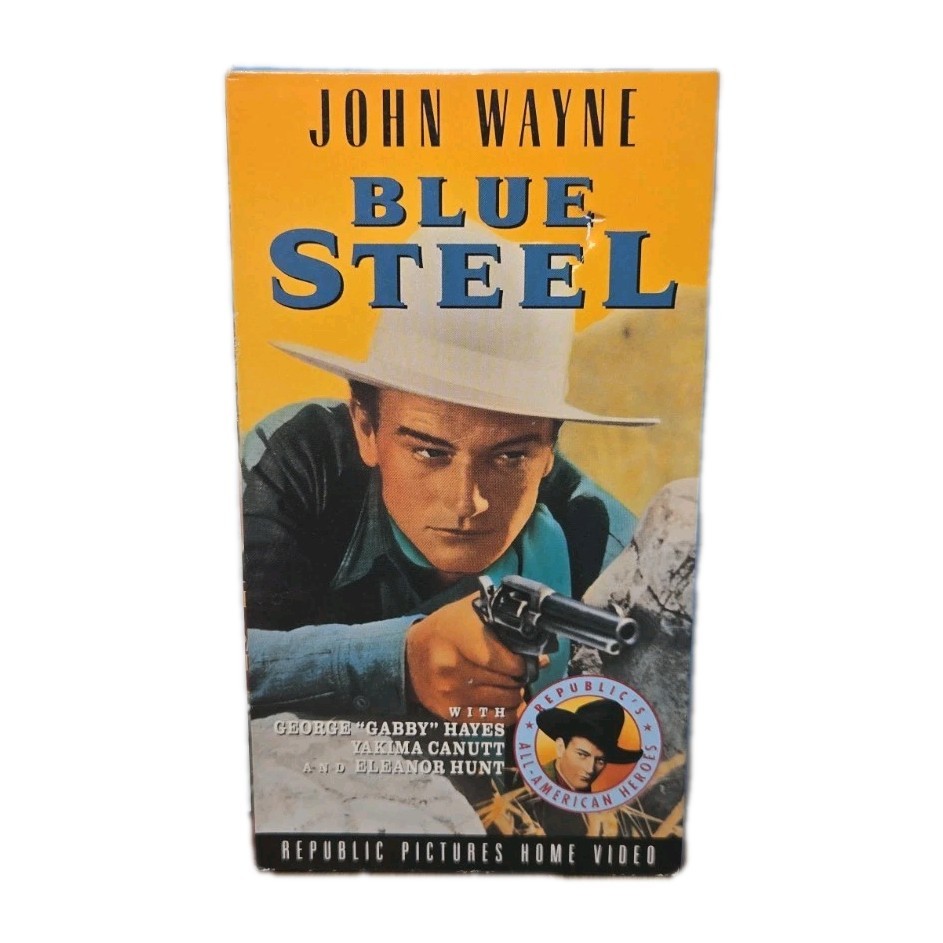 John Wayne, Blue Steel, VHS B&W 1934, Tested