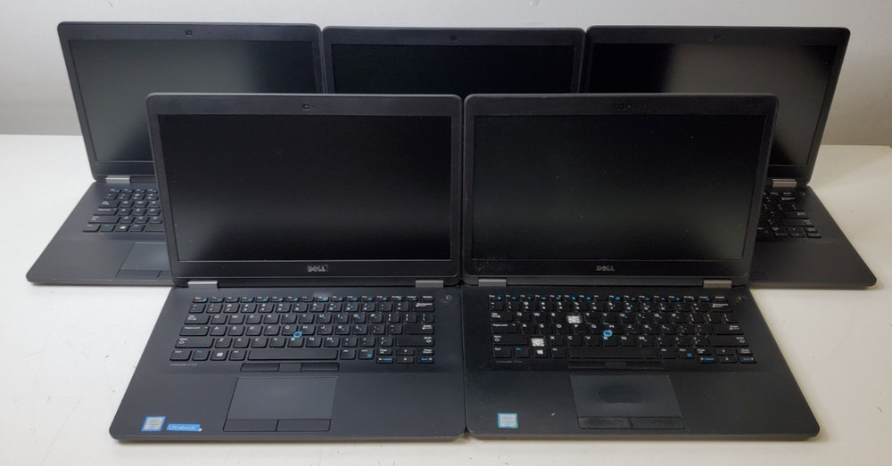 Lot of 5 Dell Latitude E7470 Intel Core i5-6300U 2.40GHz 8GB RAM NO SSD/Battery*