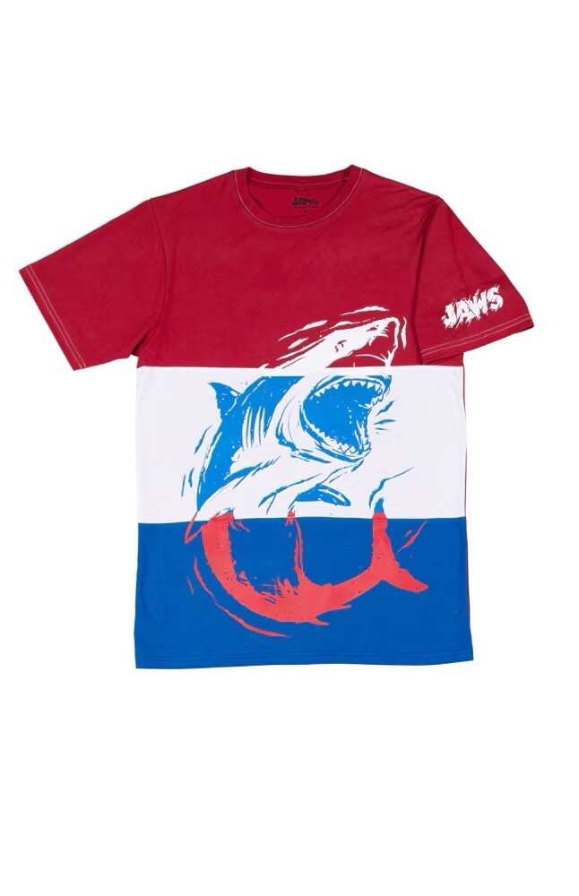 Jaws Red, White And Blue T Shirt (S)