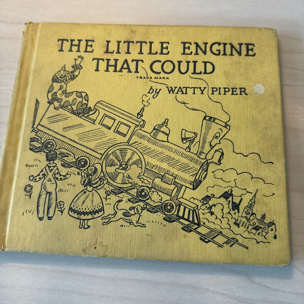 BOOK: The Little Engine That Could by Watty Piper Vintage Hardcover 1961