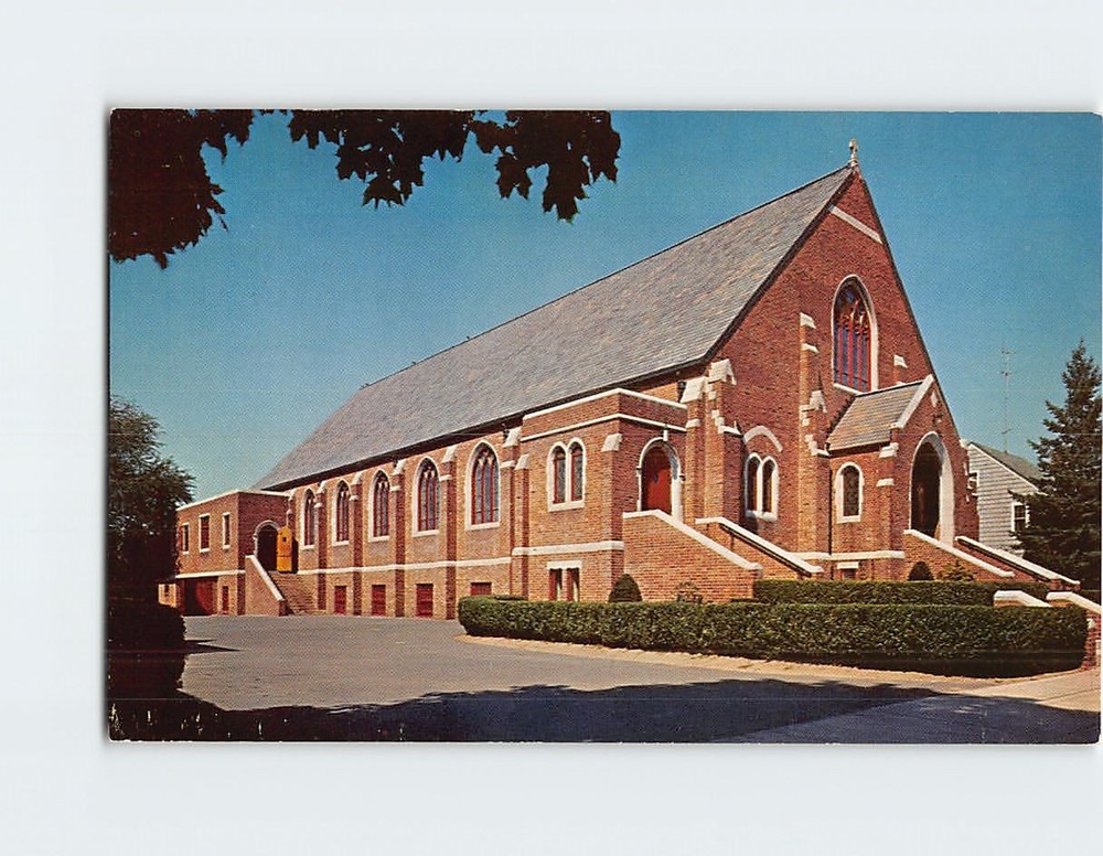 Postcard St. Vincent De Paul Church East Haven Connecticut USA