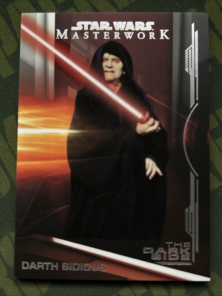 2019 Topps STAR WARS Masterwork #DS-2 Darth Sidious The Dark Side