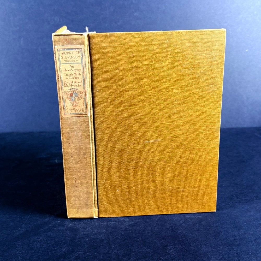 The Works of Robert Louis Stevenson 1908 Volume V Aberdeen Edition Hardcover