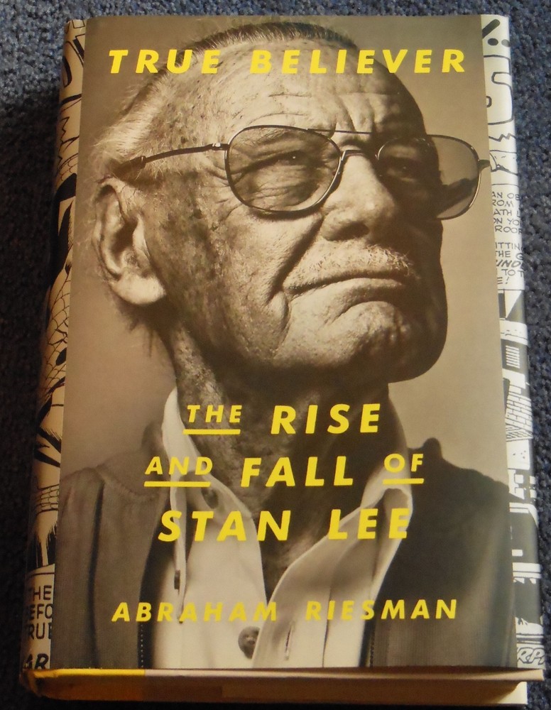 TRUE BELIEVER BOOK~STAN LEE BIOGRAPHY~2021~1st EDITION HARDCOVER~MARVEL COMICS