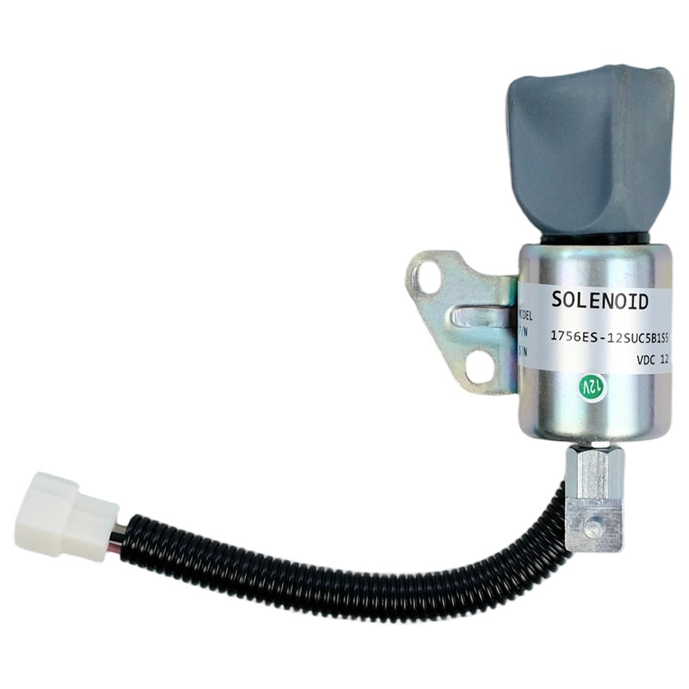1756ES-12SUC5B1S5 12VDC Fuel Shut Off Solenoid Fit for Kubota Engine SA-5176-12