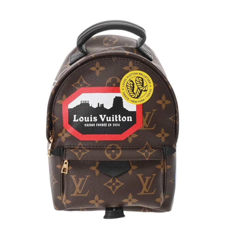 Louis Vuitton Monogram Palm Springs Backpack World Tour M42971 Women's Daypack  