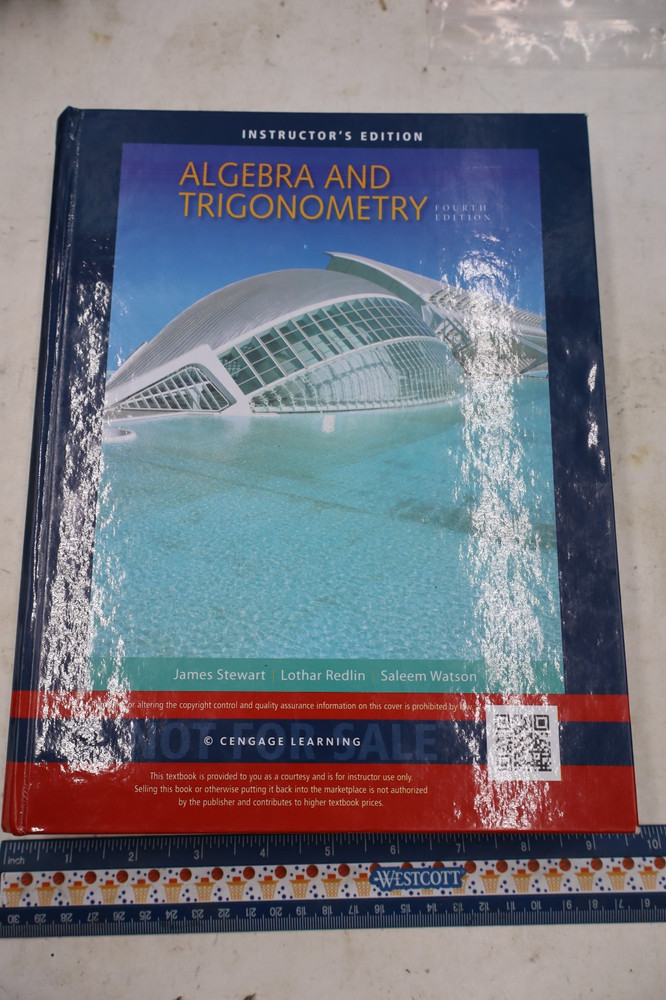 IE Algebra and Trigonometry - 4th edition - Hardcover By Stewart, James