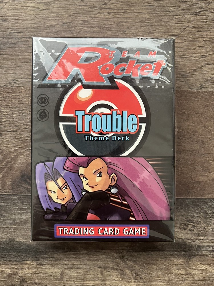 Pokemon Team Rocket TROUBLE Theme Deck factory Sealed Starter Deck 60 Cards MINT