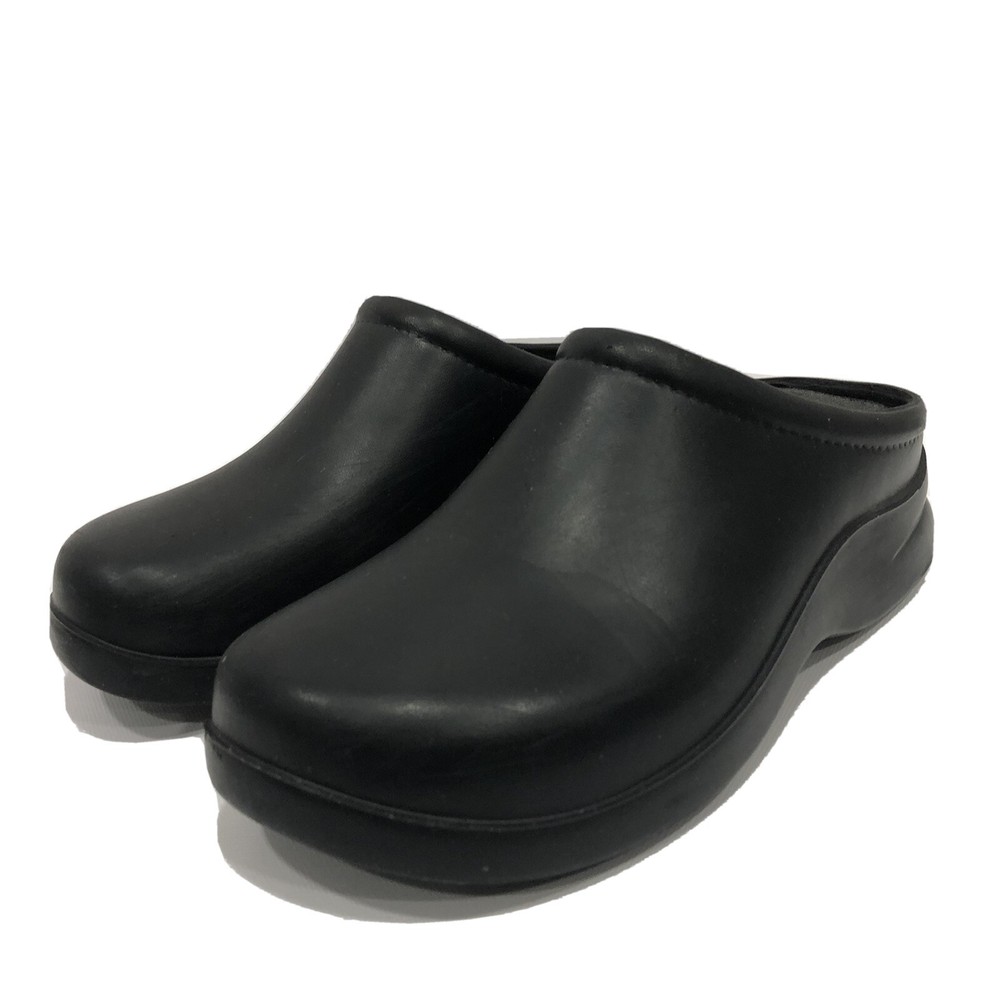 Klogs Footwear Women’s Black Work Slip On Clogs Nursing Slip Resistant Sz 8