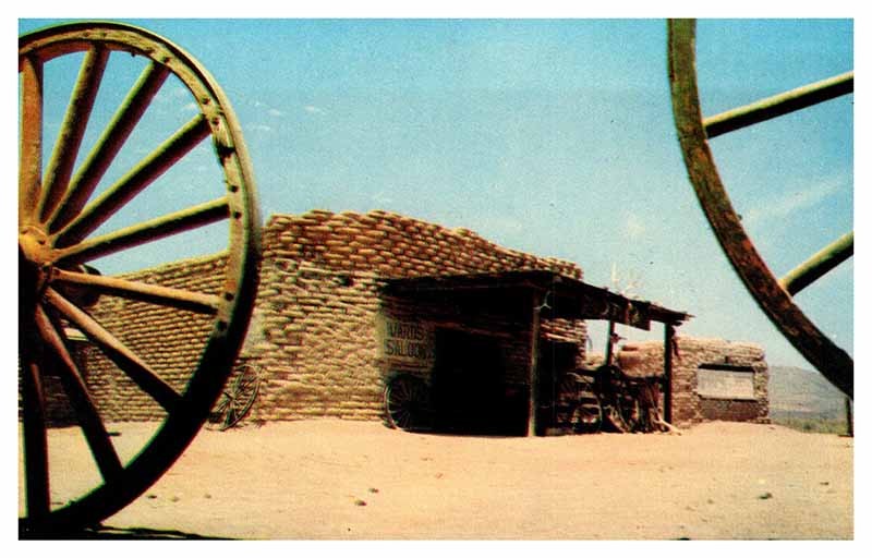 Postcard HISTORICAL SCENE Old Tucson Arizona AZ m/09 AT1234