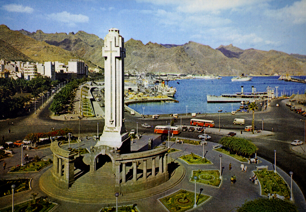 Postcard Spain Canary Islands Santa Cruz de Tenerife The Monument to the Fallen