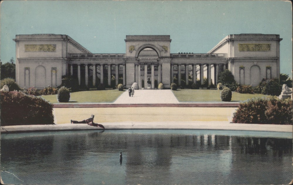 San Francisco, California CA Legion of Honor Palace Original Vintage Postcard