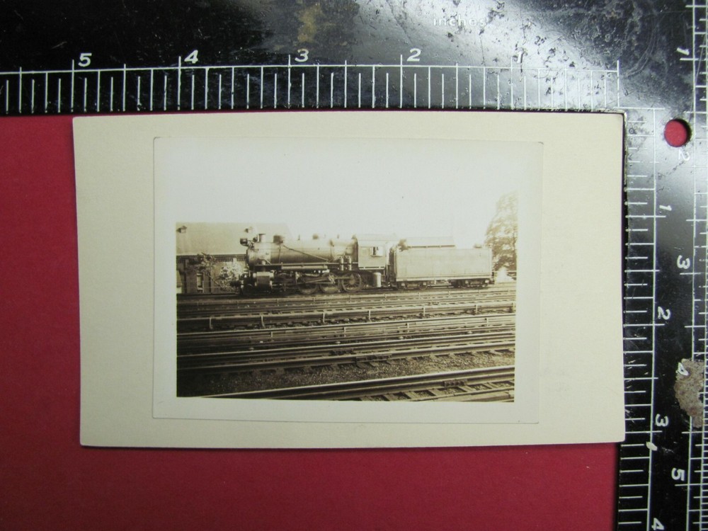 1933 Long Island Railroad 2-8-0 Locomotive #109 Photo Union Hall St Jamacia Ny
