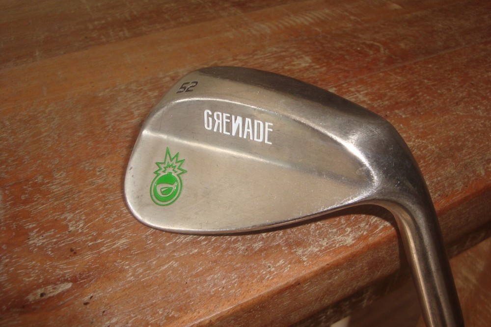 Bombtech Grenade Golf Wedge 52° Gap Wedge Steel Shaft Wedge Flex 