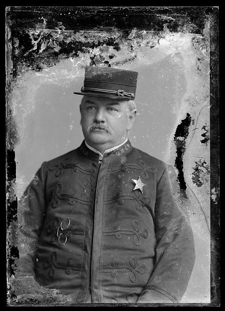 Photo:Unidentified Man Uniformed Police Officer with Star Badge Portrait