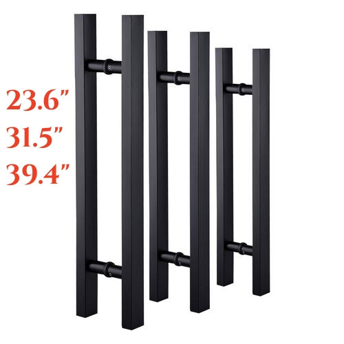 10PCS Barn Door Push Pull Handle heavy Duty Grade Steel Square Commercial New