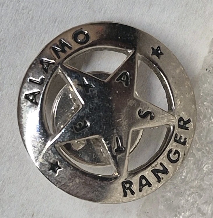 Alamo Texas Ranger Star Hat pin Lapel Souvenir