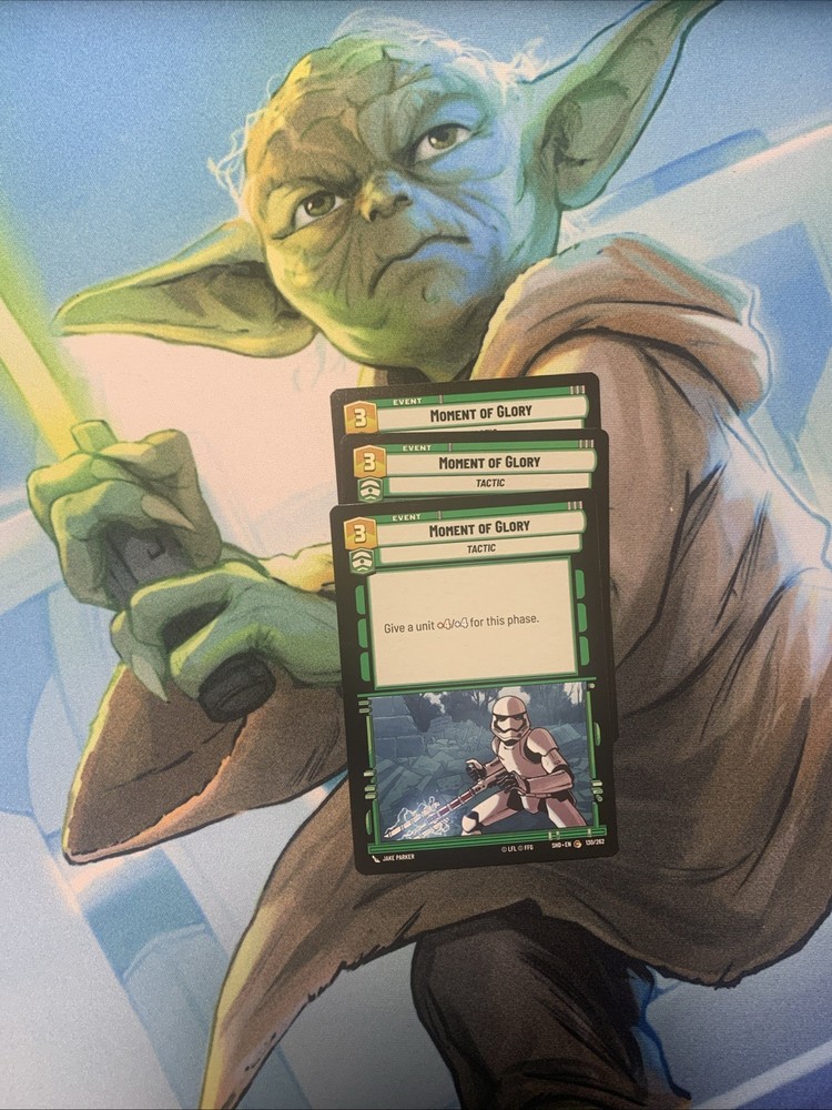 x3 Moment of Glory ~ Shadows of the Galaxy (SHD) Star Wars Unlimited (SWU)