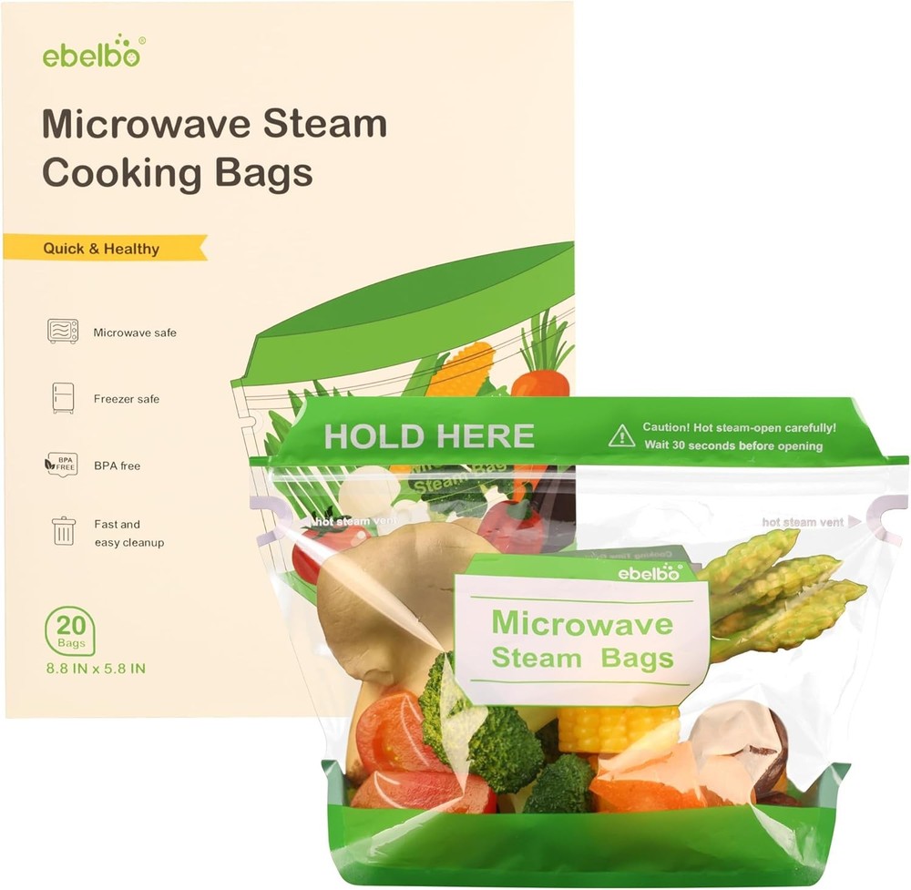20 Count Microwave Ste Bags 8.8