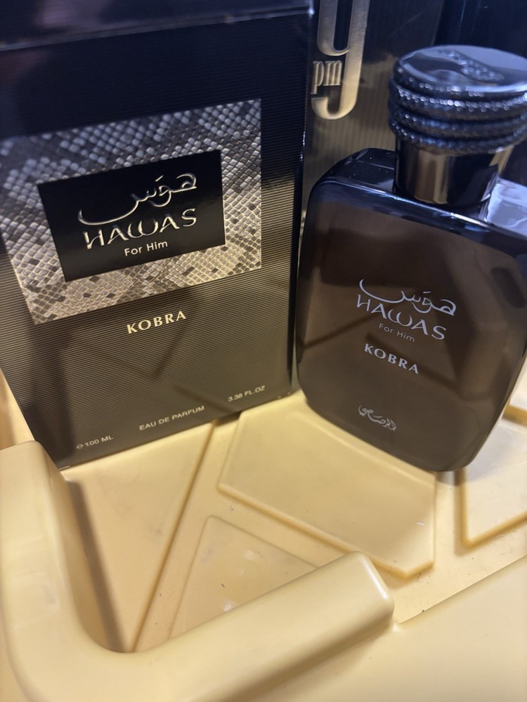 Rasasi Hawas Kobra Eau de Parfum Spray 3.4 fl oz Regular Size