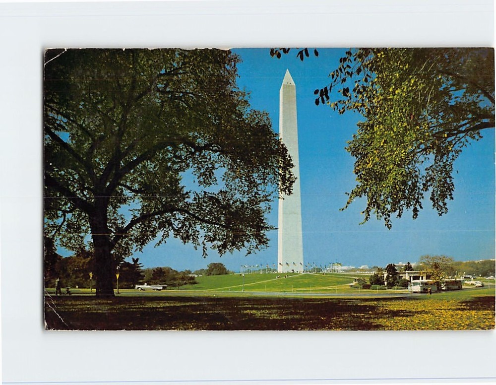 Postcard Washington Monument Washington DC USA