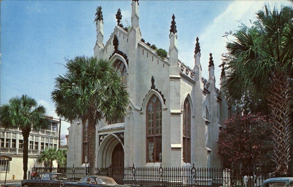 Huguenot French Protestant Church ~ Charleston South Carolina SC ~ 1960s