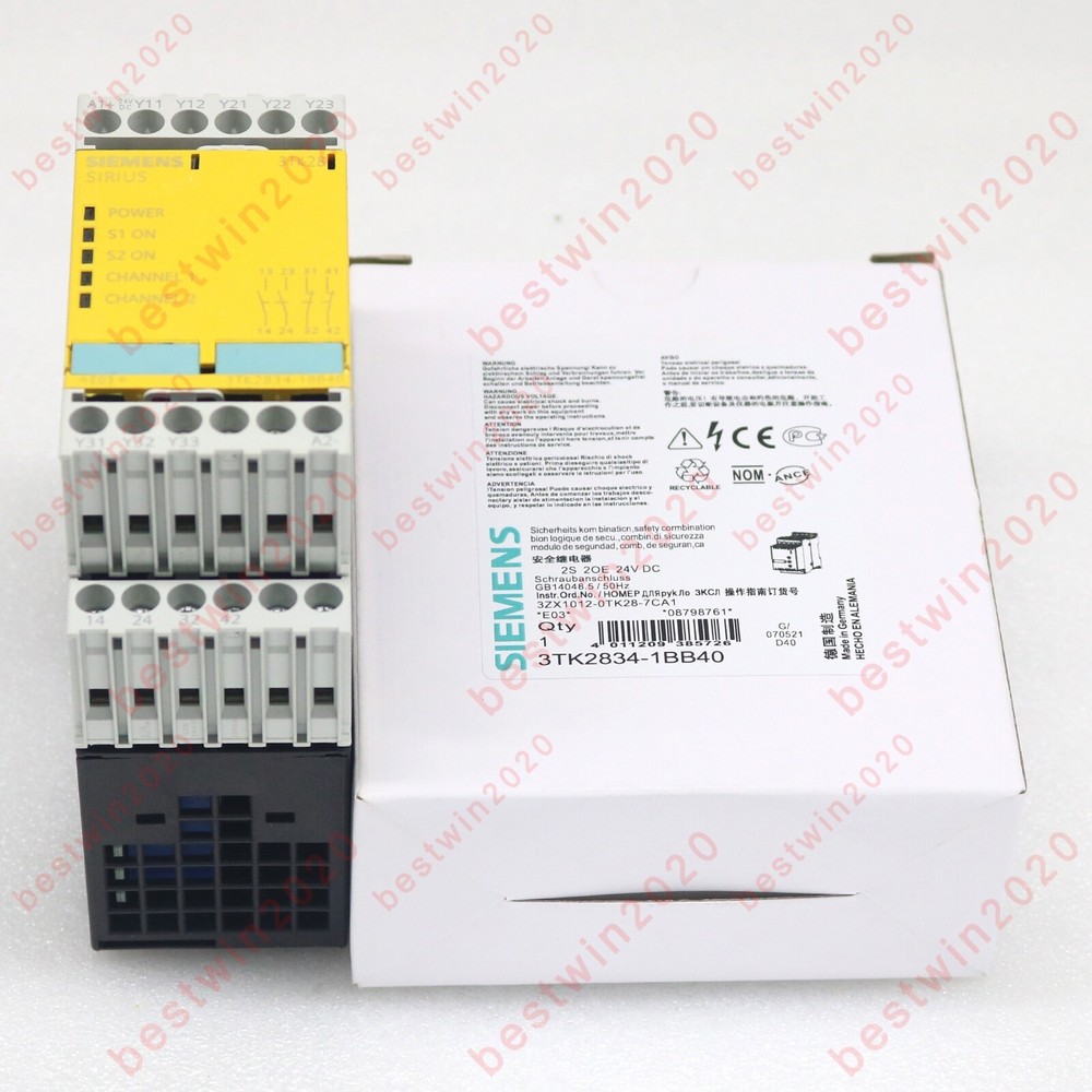 NEW IN BOX 3TK2834-1BB40 Safety Relay 24VDC FREE SHIP *cm