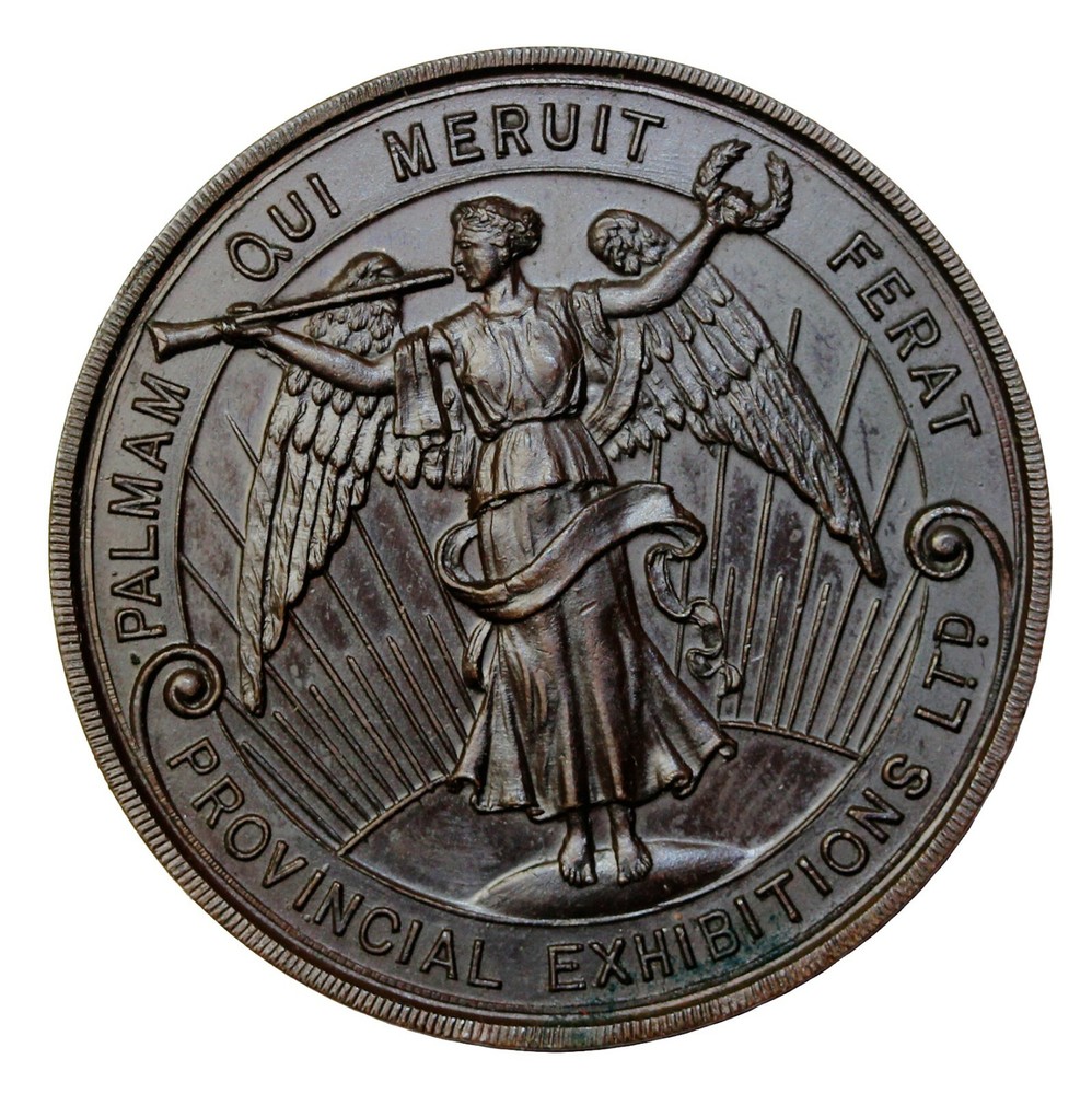 1925 Great Britain Sheffield Bakers Exhibition Bronze Award Medal Crusty Bread