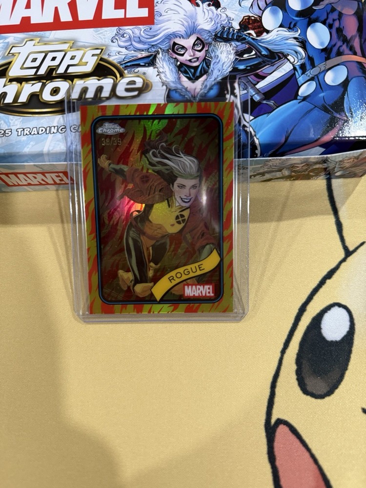 Marvel Topps Chrome 2025 Rogue Human Torch Refractor /39 No.189