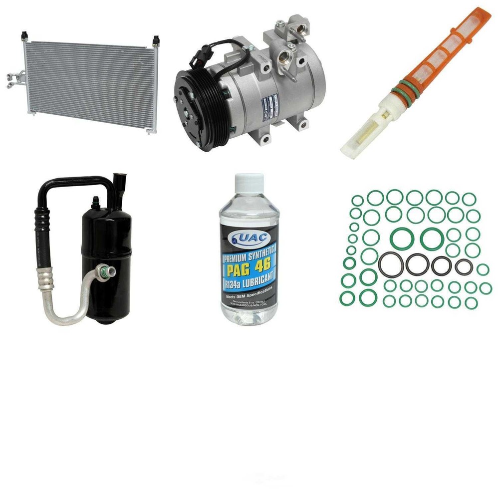 A/C Compressor Kit with Condenser UAC KT 2064A Replacement Kit