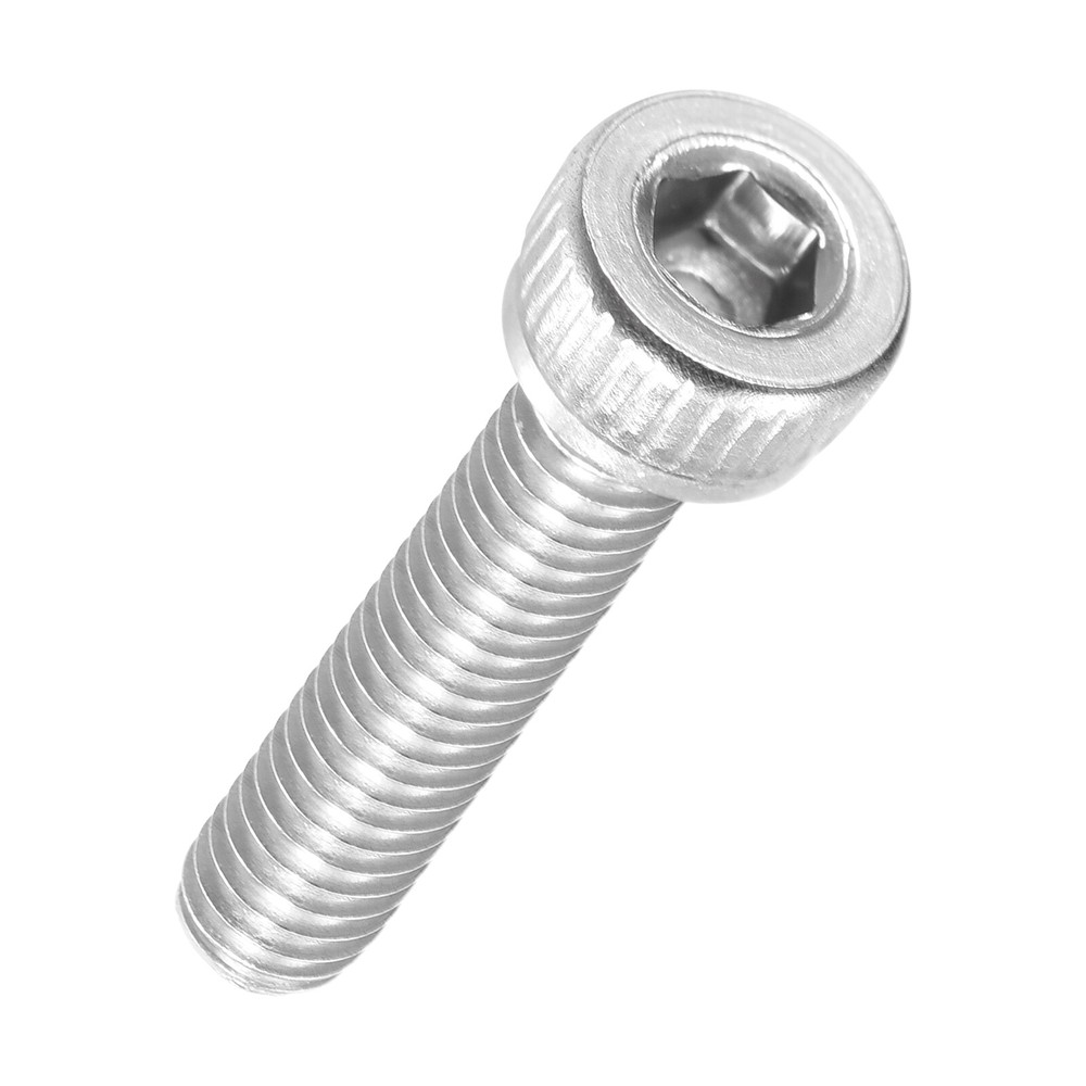 20pcs Socket Head Cap Screws - [M2.5-0.45 x 10mm] 304 Stainless Steel, Silver