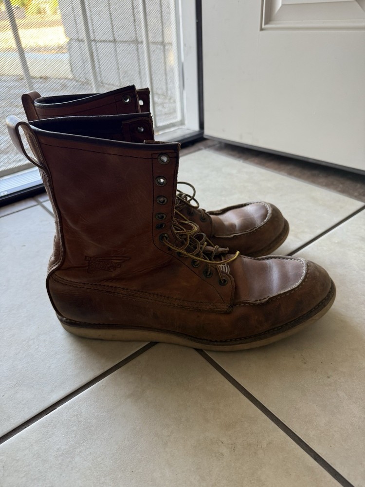 Red Wing 8 Inch Moc Toe, Size 14 B