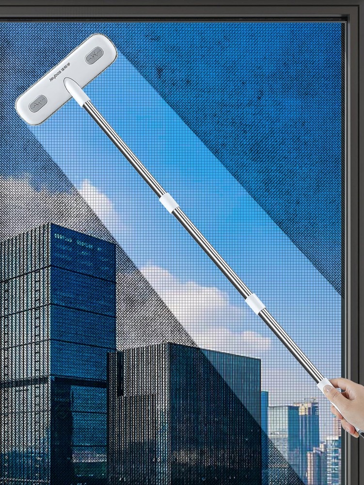 Cleaning Brush for Window Screen, Screen Cleaner Tool, 2 in 1 Mesh Screen Cle...