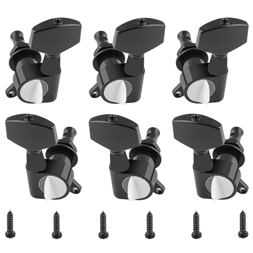 Metallor Guitar Tuning Pegs Tuners Keys Machine Heads 3R3L For Electric Guitars